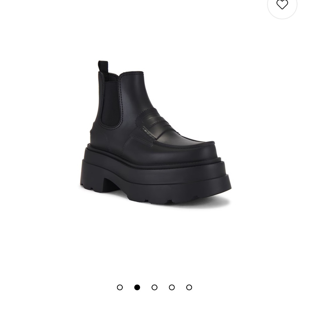 Alexander Wang Black Platform Ankle Boots - Picture 2 of 7